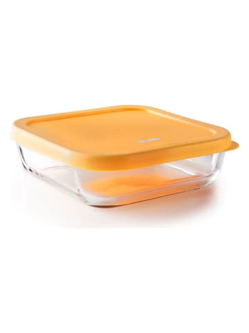 Ibili 3er-Set: Frischhaltedosen ''Eco'' in Blau/ Orange