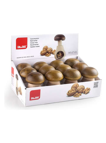Ibili Notenkraker crème/bruin - (H)10 cm