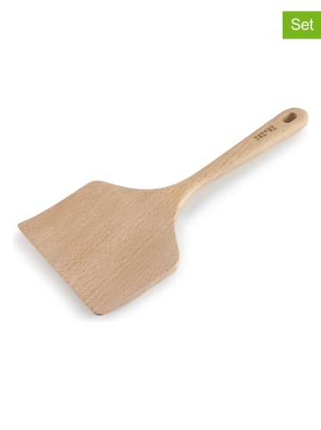 Ibili 2er-Set: Servierbretter in Beige - (L)30 x (B)12 cm