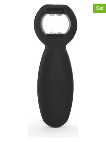 Ibili 2er-Set: Flaschenöffner in Schwarz - (L)13 cm
