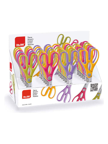 Ibili 2-delige set: keukenscharen zilverkleurig/groen - (L)21,5 cm