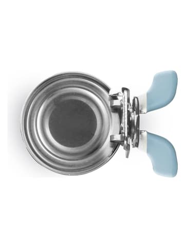 Ibili Blikopener zilverkleurig/lichtblauw - (L)10 cm