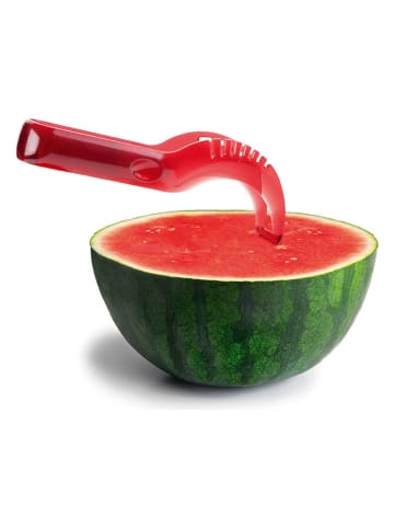 Ibili Wassermelonenschneider in Rot - (L)27 cm