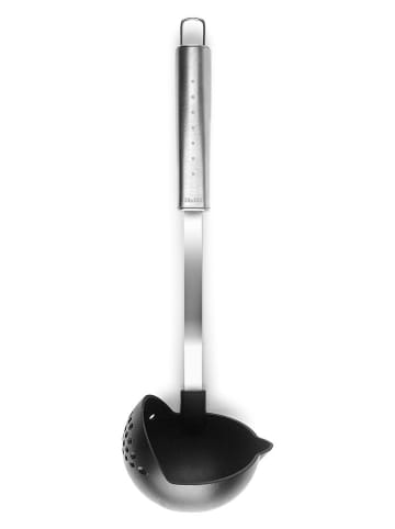 Ibili Schöpfkelle "Intense" in Silber/ Schwarz - (L)31 cm