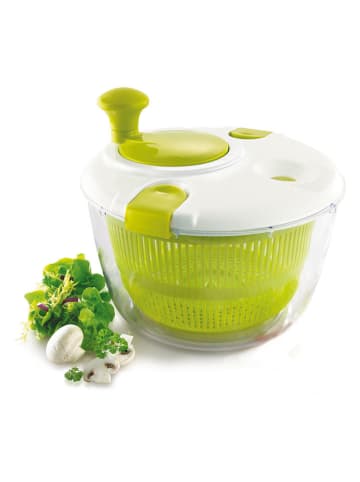 Ibili Salatschleuder in Weiß/ Grün - Ø 24 cm