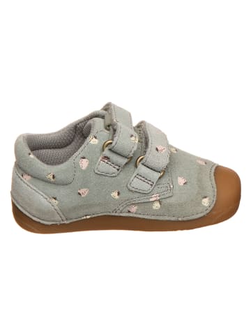 Bundgaard Leder-Halbschuhe in Grau/ Rosa