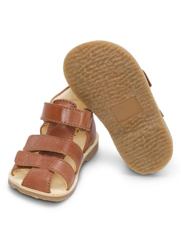 Bundgaard Leder-Halbsandalen "Shea" in Hellbraun