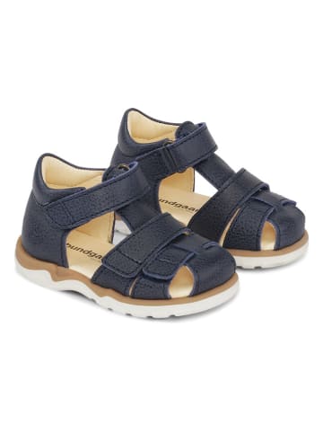 Bundgaard Leder-Halbsandalen "Sofus" in Dunkelblau