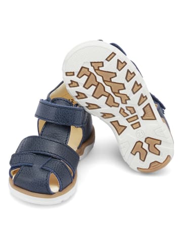 Bundgaard Leder-Halbsandalen "Sofus" in Dunkelblau