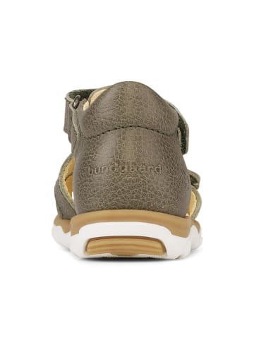 Bundgaard Leder-Halbsandalen "Sofus" in Khaki