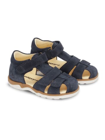 Bundgaard Leder-Halbsandalen "Sofus" in Dunkelblau