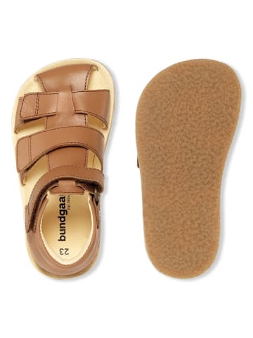 Bundgaard Barfuß Leder-Halbsandalen "Savi" in Hellbraun