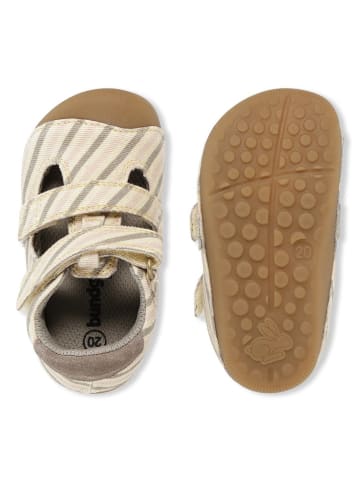Bundgaard Barfuß Leder-Halbsandalen "Petit Summer" in Creme