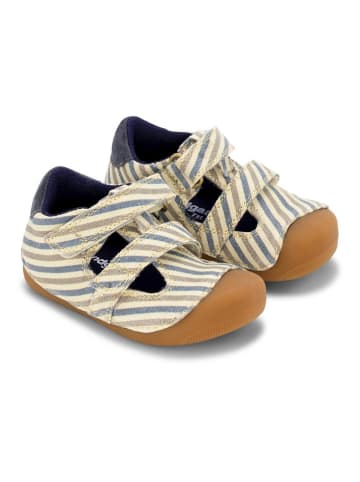 Bundgaard Barfuß Leder-Halbsandalen "Petit Summer" in Creme