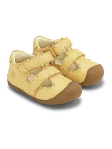 Bundgaard Barfuß Leder-Halbsandalen "Petit Summer" in Gelb
