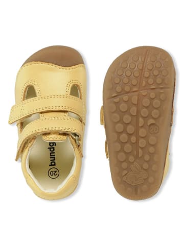 Bundgaard Leren barefootenkelsandalen "Petit Summer" geel