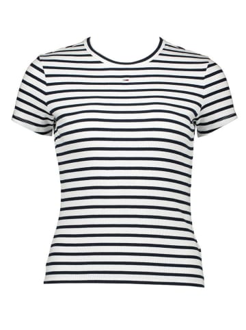 Tommy Hilfiger Shirt in Weiß/ Schwarz