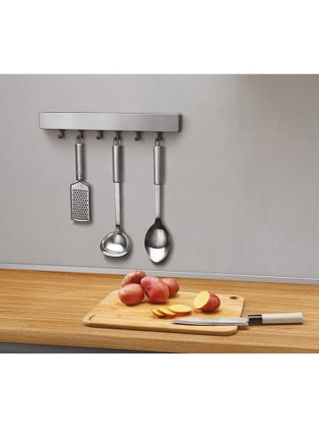 metaltex Messenblok "Metallika'' zilverkleurig - (B)39 x (H)7 x (D)3 cm