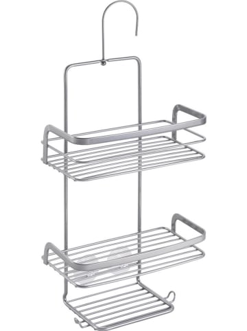 metaltex Duschregal ''Origin'' in Silber - (B)23 x (H)47 x (T)12 cm