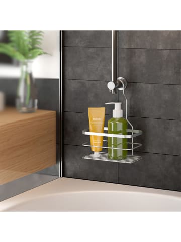metaltex Duschregal ''Origin'' in Silber - (B)20 x (H)29 x (T)12 cm