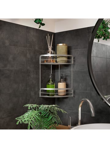 metaltex Eckregal ''Origin'' in Silber - (B)20 x (H)30 x (T)20 cm