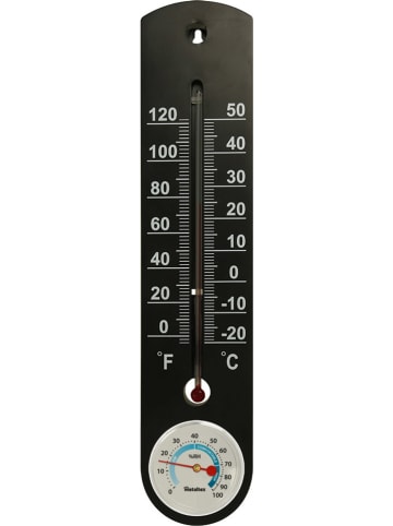 metaltex Termometr w kolorze czarnym - 25 x 5,5 cm