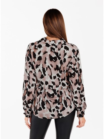 KEY LARGO Bluse "Lina" in Rosa/ Schwarz/ Weiß