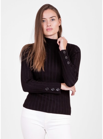 KEY LARGO Pullover "Go New" in Schwarz