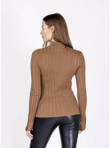 KEY LARGO Pullover "Go New" in Braun