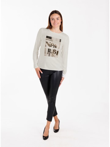 KEY LARGO Longsleeve "Number" in Creme