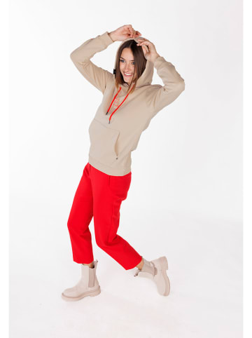 KEY LARGO Hoodie "Basic" in Beige