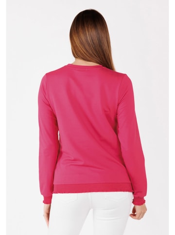 KEY LARGO Sweatshirt "Feel Good" in Pink