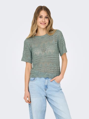 JDY Strickshirt in Salbei