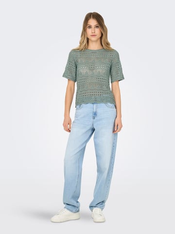 JDY Strickshirt in Salbei