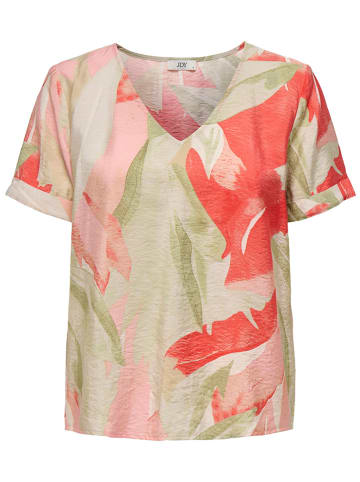 JDY Shirt in Grün/ Rot