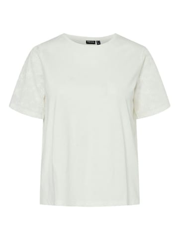 Pieces Shirt "Tandrea" in Weiß