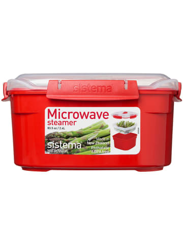sistema Lunchbox mit Korb "Sistema" in Rot
