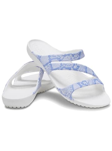 Crocs Slippers "Kadee II" lichtblauw/wit