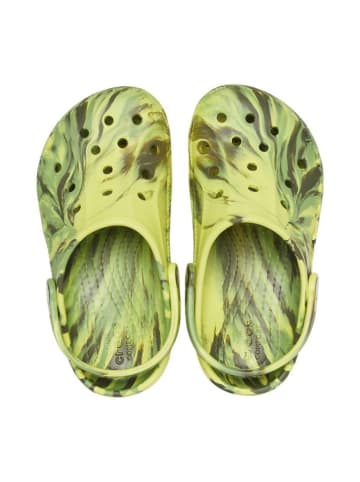 Crocs Crocs "Baya Marbled" in Gelb/ Grün
