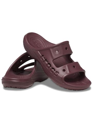 Crocs Pantoletten "Baya" in Bordeaux