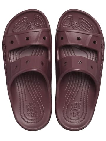 Crocs Pantoletten "Baya" in Bordeaux