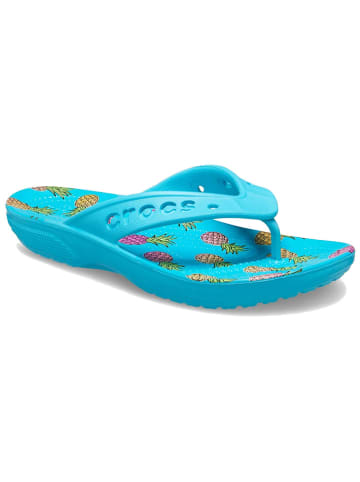 Crocs Zehentrenner "Baya II" in Blau/ Bunt