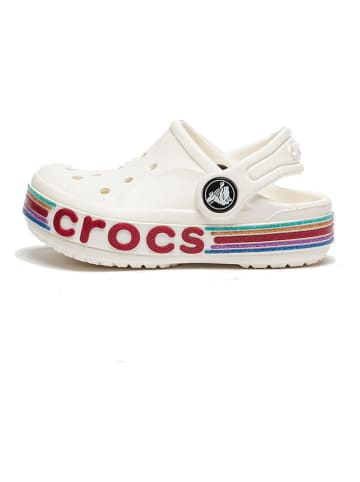 Crocs Chodaki "Bayaband" w kolorze kremowym ze wzorem