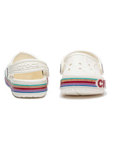 Crocs Chodaki "Bayaband" w kolorze kremowym ze wzorem