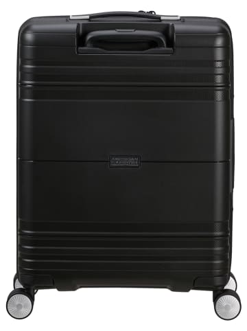 American Tourister Hardcase-trolley zwart - (B)40 x (H)55 x (D)22 cm