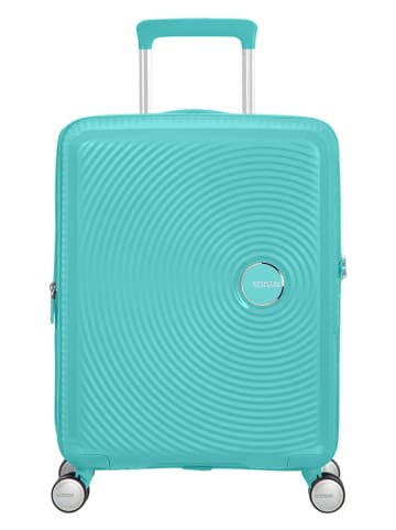 American Tourister Hardcase-Trolley in Türkis - (B)40 x (H)55 x (T)20 cm