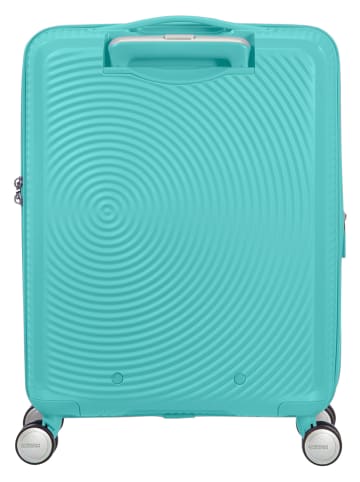 American Tourister Hardcase-Trolley in Türkis - (B)40 x (H)55 x (T)20 cm