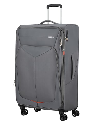 American Tourister Softcase-Trolley in Grau - (B)46 x (H)79 x (T)30 cm