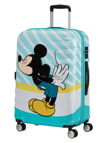American Tourister Hardcase-trolley turquoise - (B)47 x (H)67 x (D)26 cm