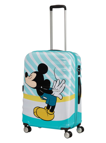 American Tourister Hardcase-Trolley in Türkis - (B)47 x (H)67 x (T)26 cm